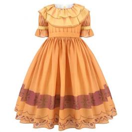 2022 New arrival children tv movie encanto cosplay costume for Halloween Christmas Encanto kids girl dresses