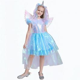Hot Sale High Quality Girls Princess Tutu Dress kids Unicorn Birthday Dresses