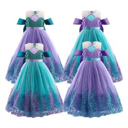 Kids Wedding Dress Children Party Costume Pageant Flower Girl Dresses for Show