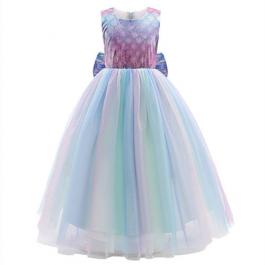 Hot sale sleeveless Children Halloween Christmas TV movie costumes Kids girl littler mermaid cosplay party Dress