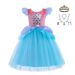 2022 New arrival Mermaid girl Halloween Christmas Cosplay tv movie Costume Mermaid Kids birthday party dress