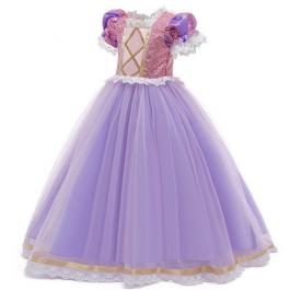 Wholesale kids girl birthday party dress girl TV movie cosplay costume Tangled Rapunzel princess Costume for Halloween Christmas