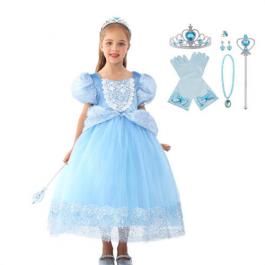 New Arrival Children Princess Costumes For Halloween Kids Girls Princess Role Play Cosplay Party Dress up