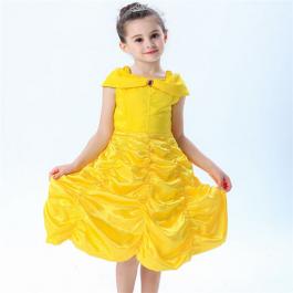 Birthday Party Dresses For kids Girls Beauty And The Beast Christmas kids cosplay costume Princess Dress up