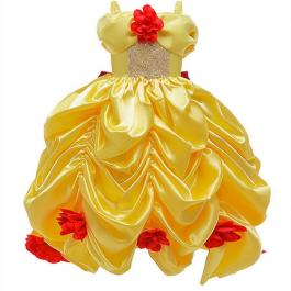 Amazon Hot sale kids girls TV movie cosplay costume Princess girls party fancy dress for Halloween Christmas