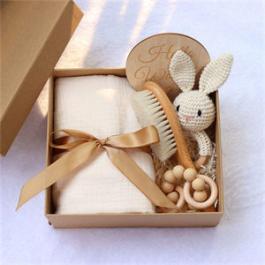 Baby Gift Sets Newborn Box Swaddle Blanket Milestone Baby Shower Gift Set