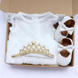 5 Pcs/Set Shower Baby Gift Set hat And Baby Shoes Baby Clothes Gift Set