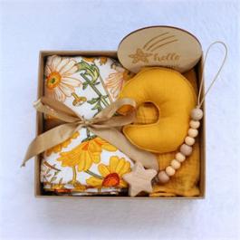 Printed Bath Towel Soft Comforting Towel Milestone Box Keepsake Baby Shower Gift Boxes